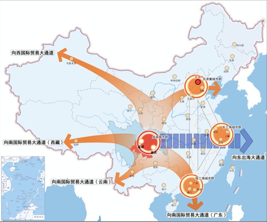 △圖來自《成渝城市群發(fā)展規(guī)劃》