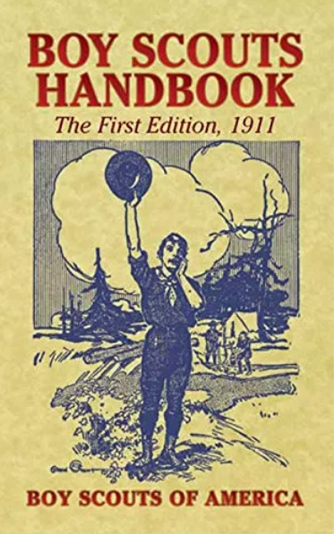 1911年版美國(guó)《童子軍手冊(cè)》封面